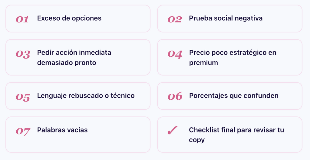 E-book Palabras que frenan ventas