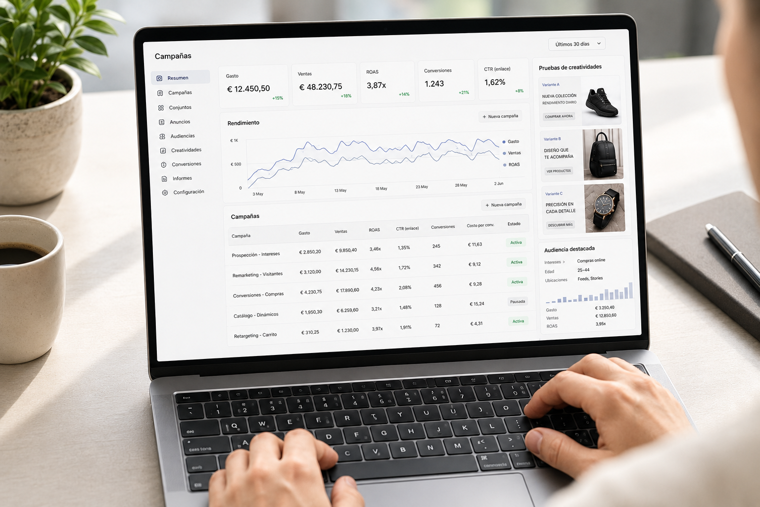 Crear y optimizar Meta Ads
